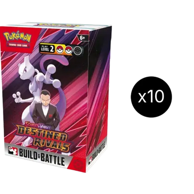 Pokémon TCG: Scarlet & Violet—Destined Rivals Build & Battle Box Display