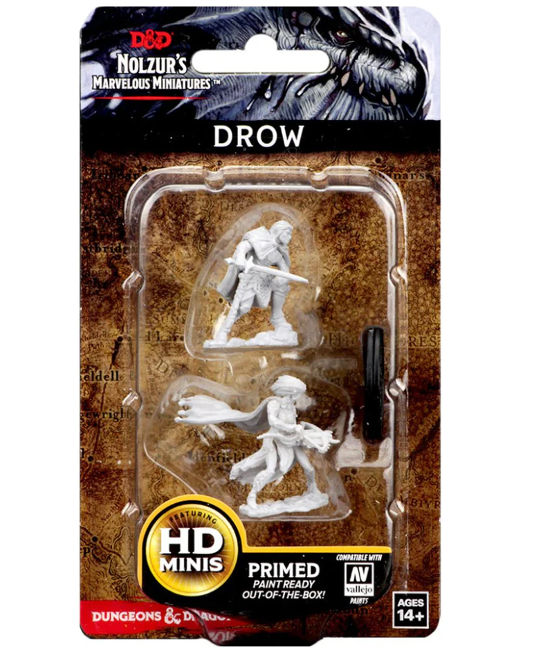 Dungeons & Dragons: Nolzur's Marvelous Unpainted Miniatures - W04 Drow