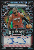 Dwyane Wade Auto Obsidian 1/5 /5 2021-22 21-22 Panini