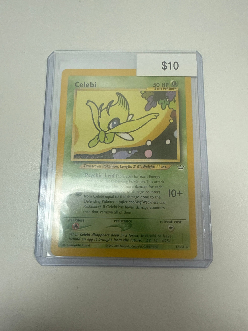 Pokemon Celebi Non-Holo #16/64