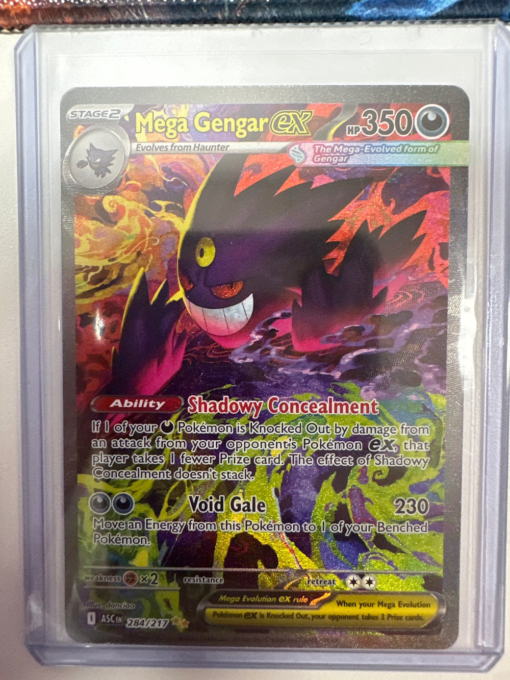 Pokemon Mega Gengar ex 284/217