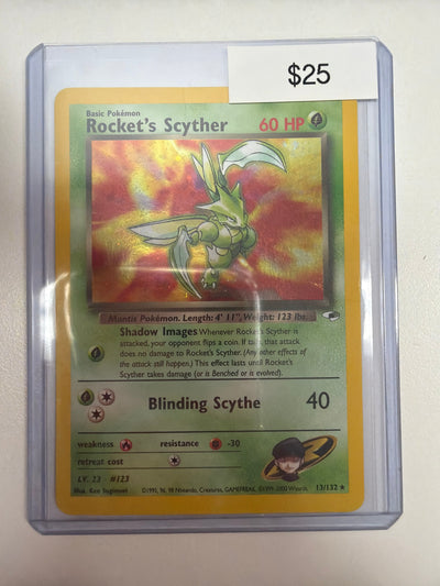 Pokemon Rocket’s Scyther 13/132