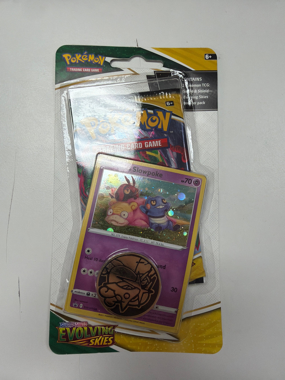 Pokemon Evolving Skies Blister Pack Slowpoke