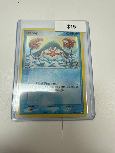 Pokemon Krabby Crystal Guardians Stamp #54/100