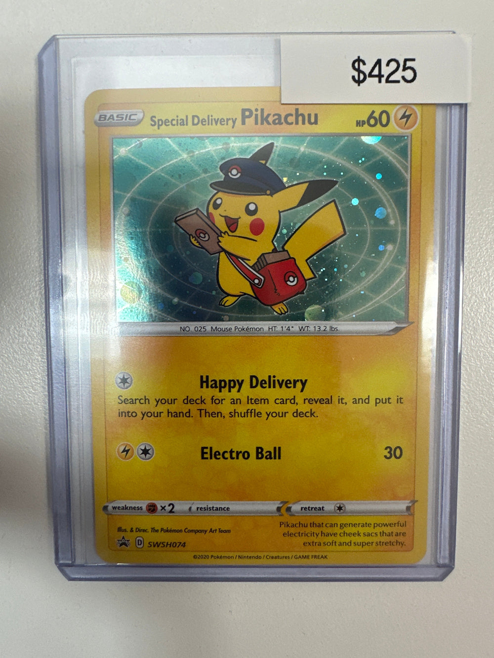 Pokemon Special Delivery Pikachu SWSH074