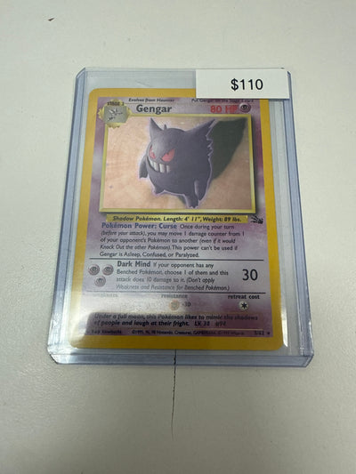 Pokemon Gengar Fossil Holo #5/62