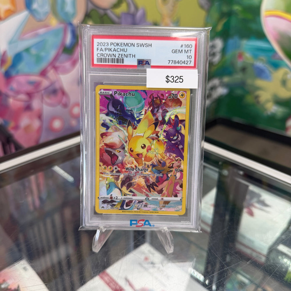 Pokemon Crown Zenith Pikachu #160 PSA 10