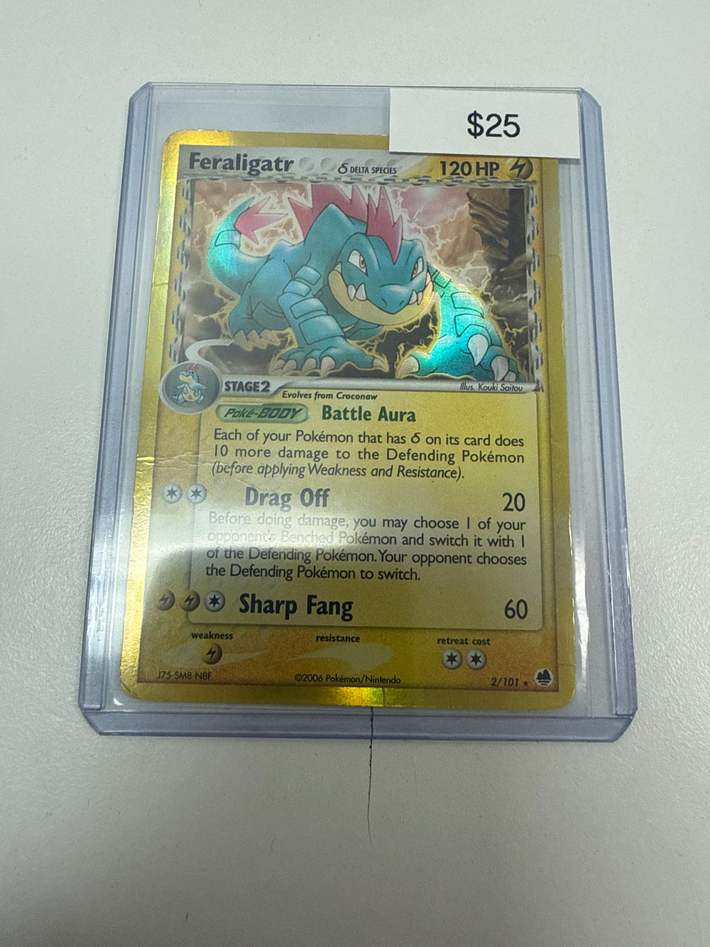 Pokemon Feraligatr Delta Species #2/101 DM