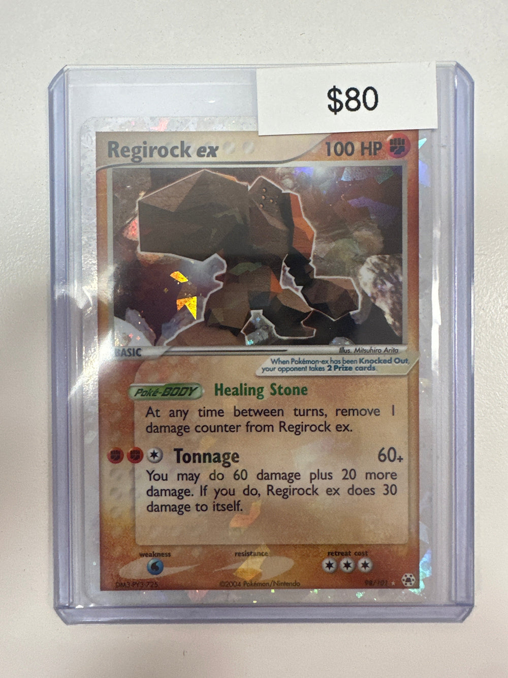Pokemon Regirock ex 98/101