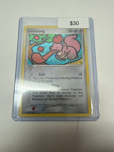 Pokemon Lickitung Holo #37/112