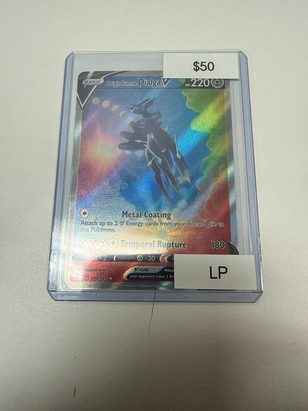 Pokemon Origin Forme Dialga V LP #177/189