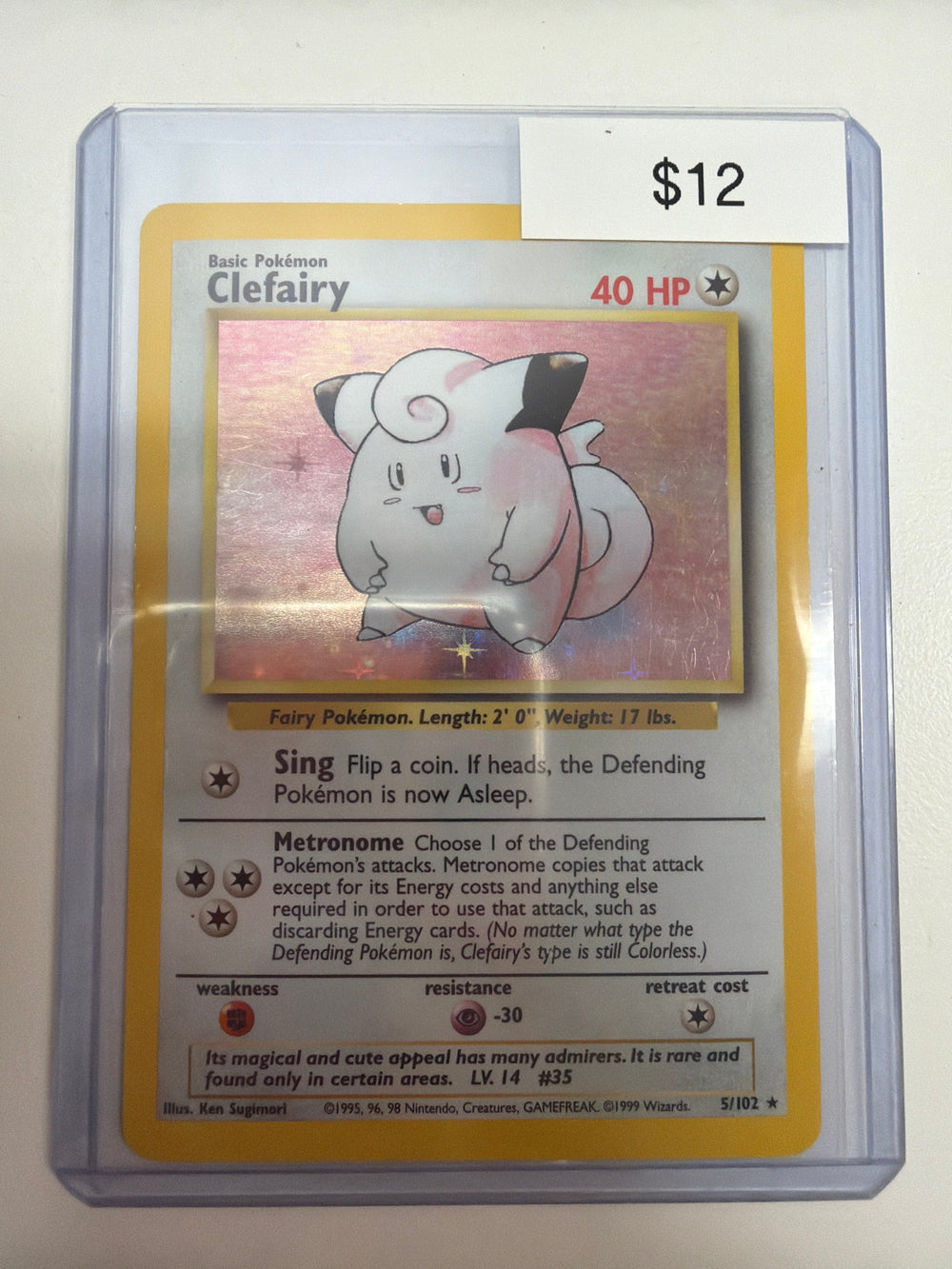 Pokemon Clefairy 5/102