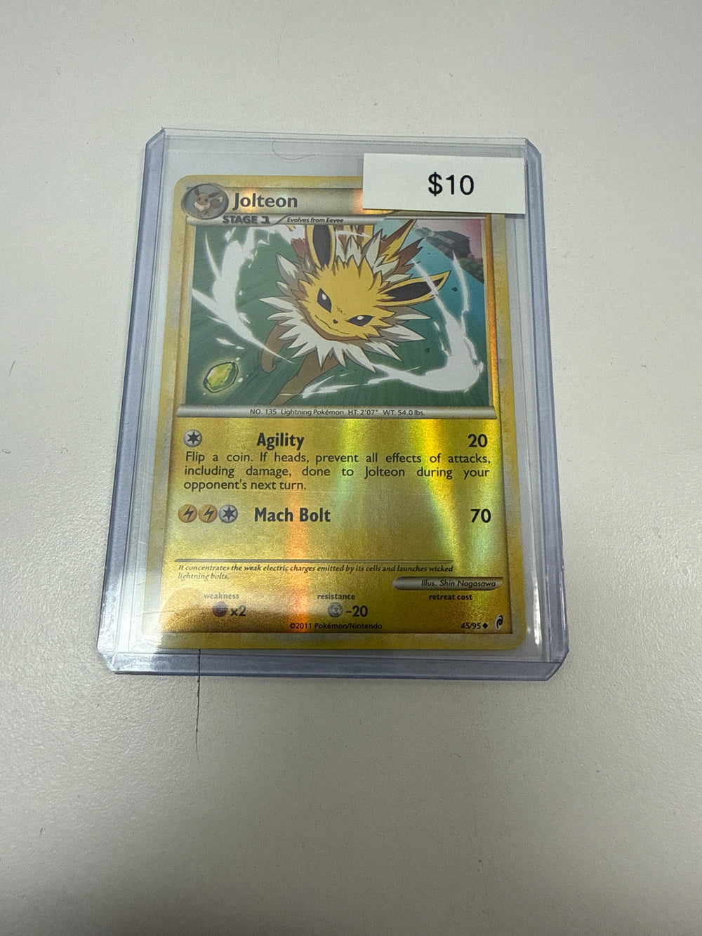 Pokemon Jolteon Rev Holo #45/95