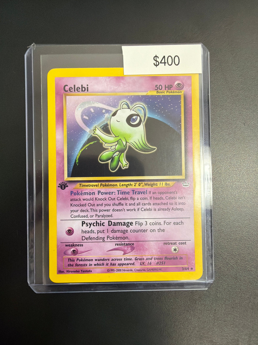 Pokemon Neo 1st Ed. Celebi #3/64