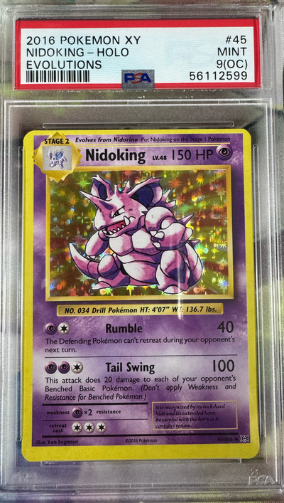 2016 Pokemon Nidoking #45 PSA 9