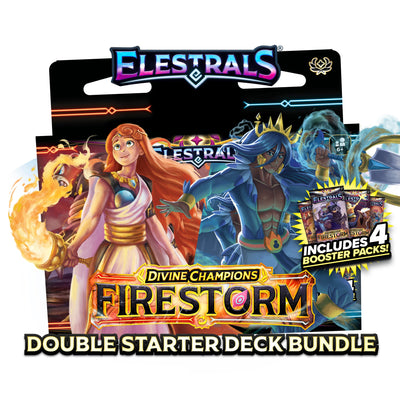 Elestrals TCG: Hestia vs. Poseidon Double Starter Deck - Firestorm (Divine Champions)