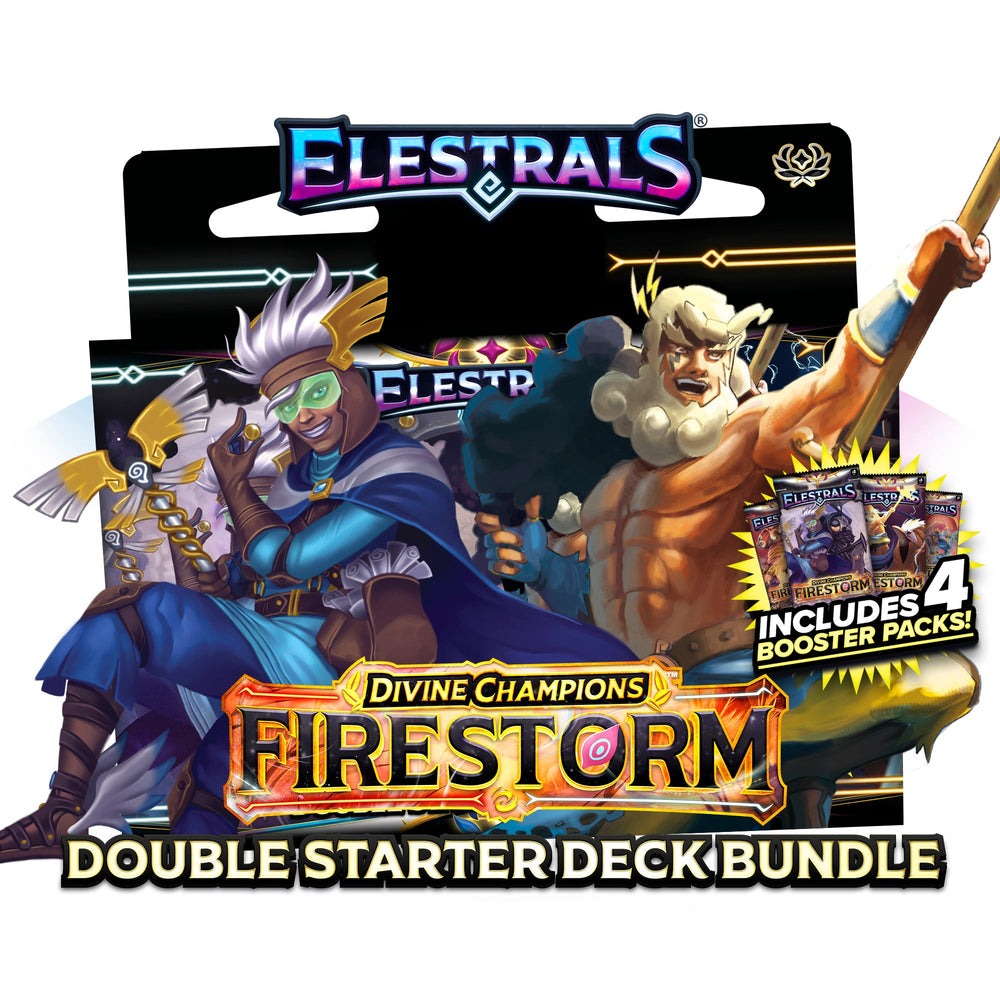 Elestrals TCG: Hermes vs. Zeus Double Starter Deck - Firestorm (Divine Champions)