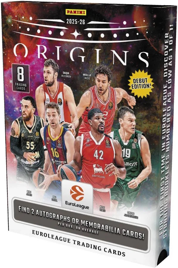 Sports: 2025/26 Panini Origins Euroleague Basketball Hobby Box