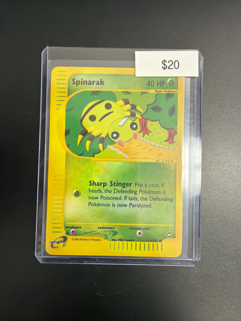 Pokemon Spinarak Reverse Holo #111/147