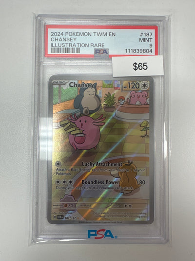 Pokemon Chansey 187/167 PSA 9