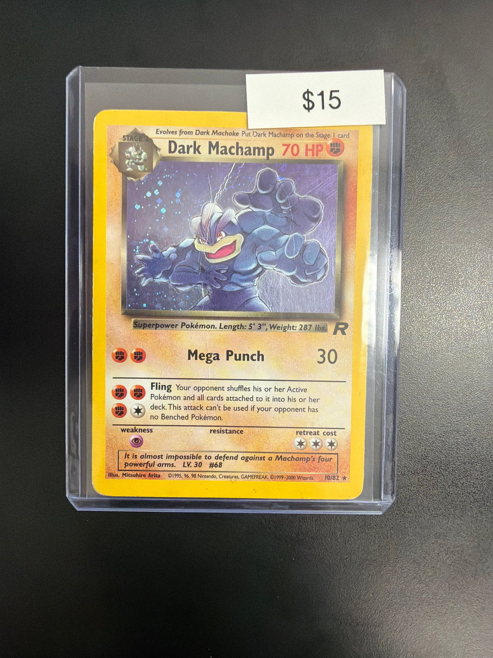 Pokemon Dark Machamp 10/82