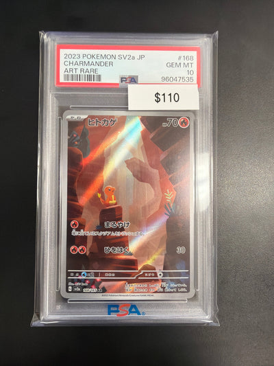 Pokemon Japanese 151 Charmander #168 PSA 10