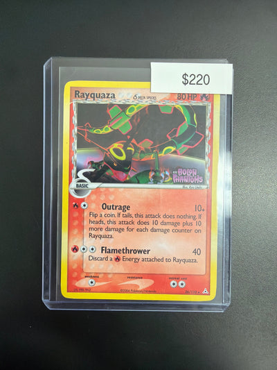 Pokemon Delta Species Rayquaza Holon Phantams 26/100
