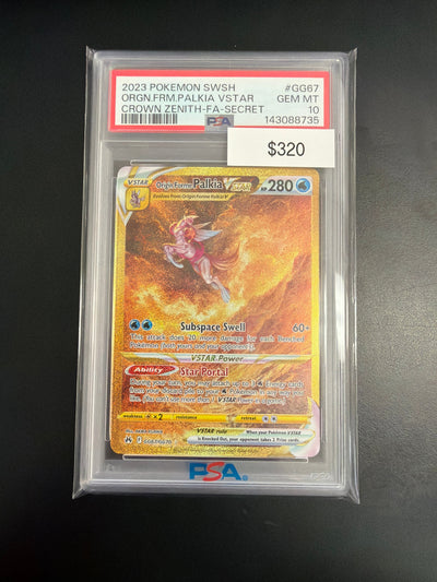 Pokemon Palkia VSTAR Secret #GG67 PSA 10