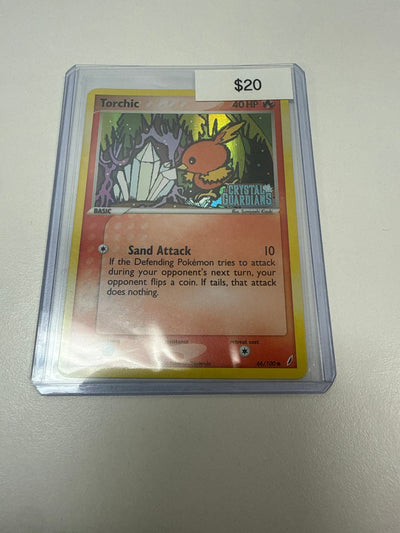 Pokemon Torchic Crystal Guardians Stamp #66/100