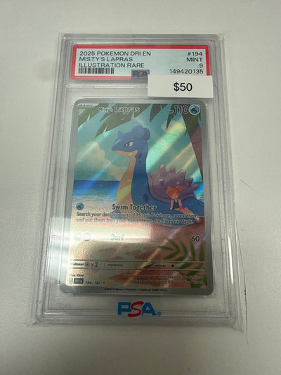 Pokemon Misty’s Lapras PSA 9