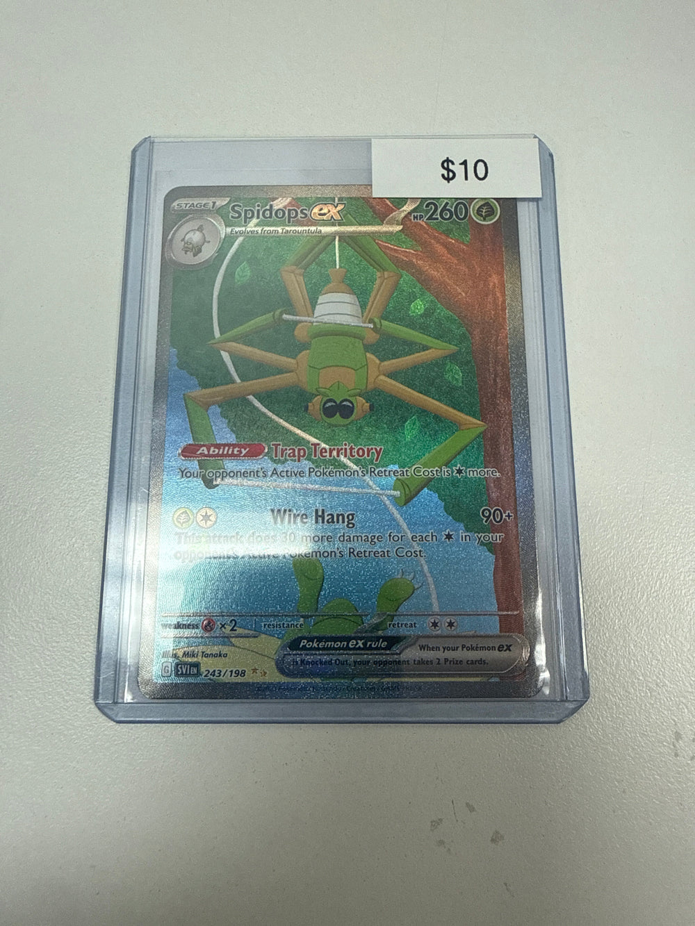 Pokemon Spidops Ex #243/198