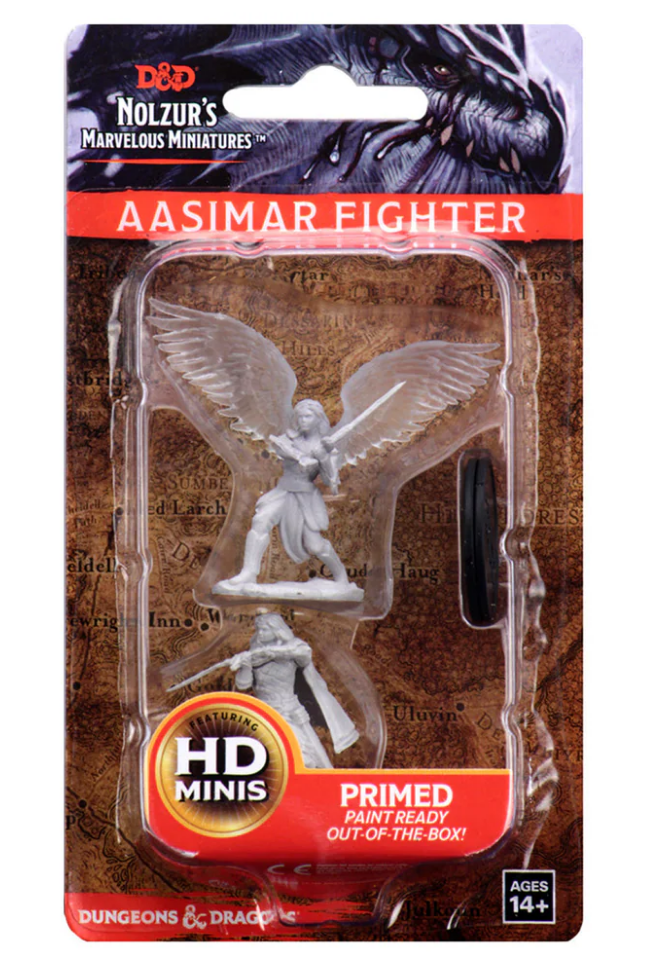 Dungeons & Dragons: Nolzur's Marvelous Unpainted Miniatures - W06 Female Aasimar Fighter