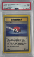 1999 POKEMON JUNGLE POKE BALL 1ST EDITION #64 PSA 8
