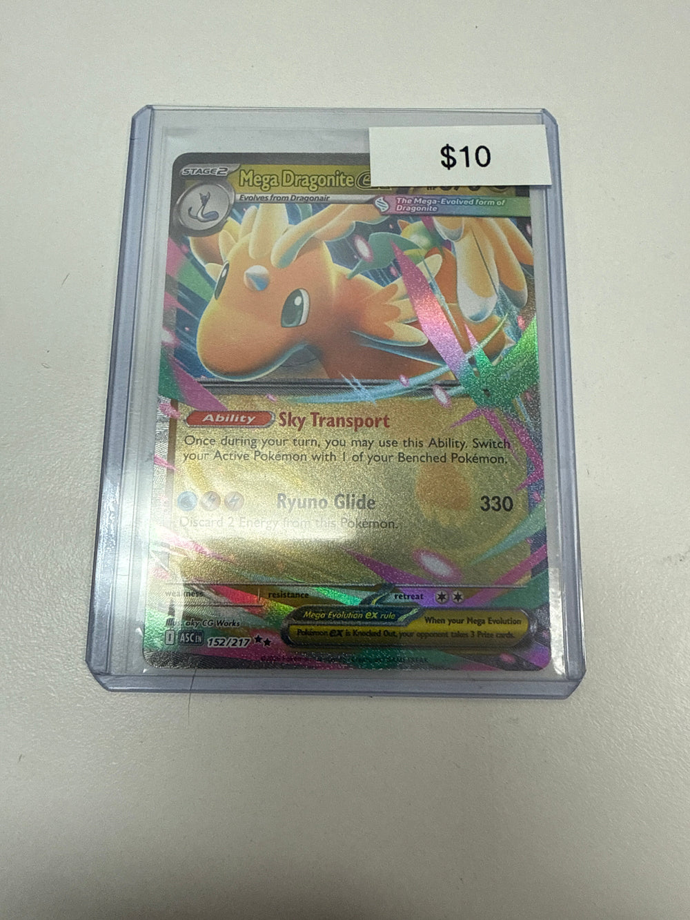 Pokemon Mega Dragonite Ex #152/217