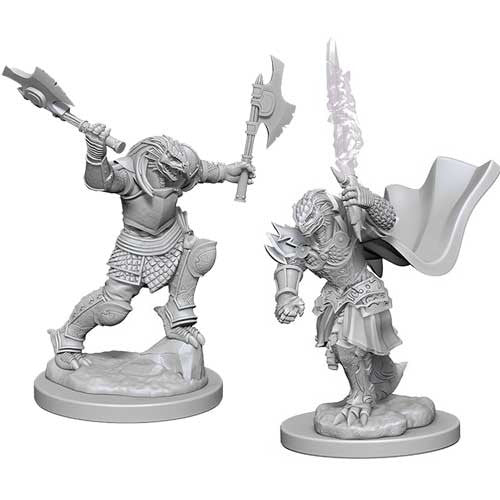 Dungeons & Dragons: Nolzur's Marvelous Unpainted Miniatures - W04 Dragonborn Female Fighter