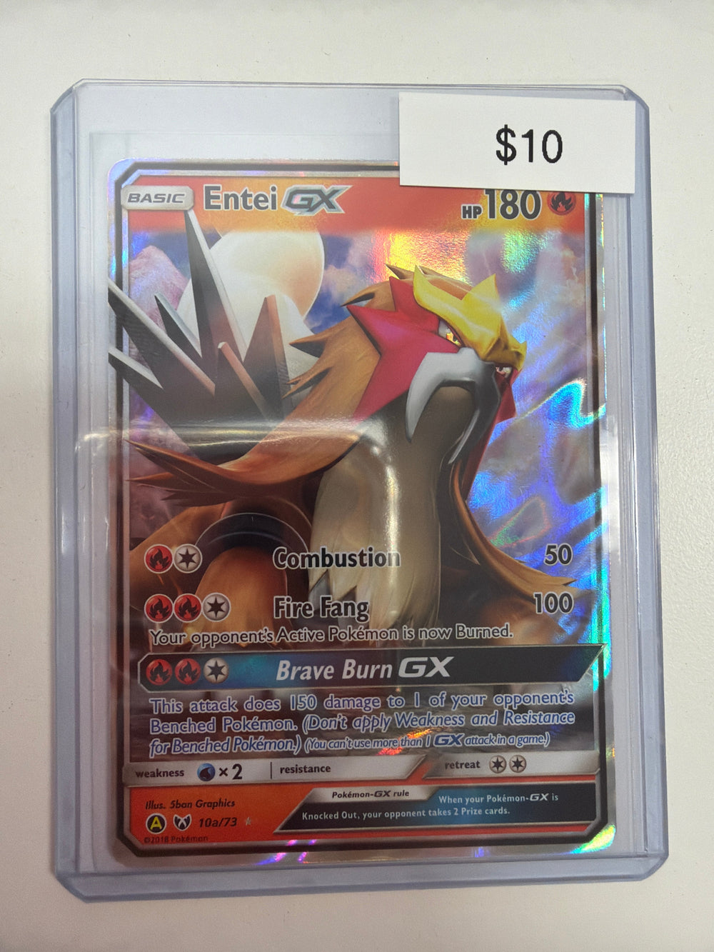 Pokemon Entei GX 10a/73