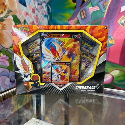 Pokemon Cinderace V Galar Partners Box