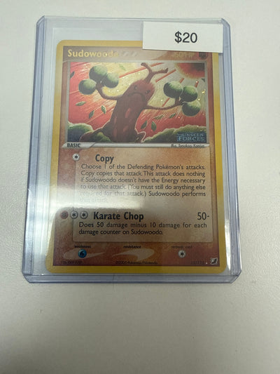 Pokemon Sudowoodo Unseen Forces Stamped #15/115