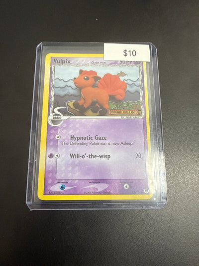 Pokemon Delta Species Vulpix Stamped #70/101