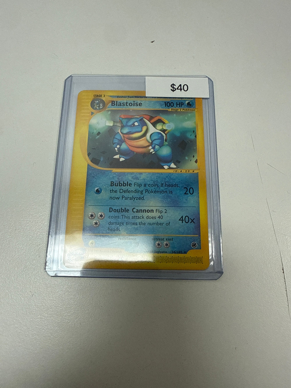 Pokemon Blastoise Non-Holo #36/165