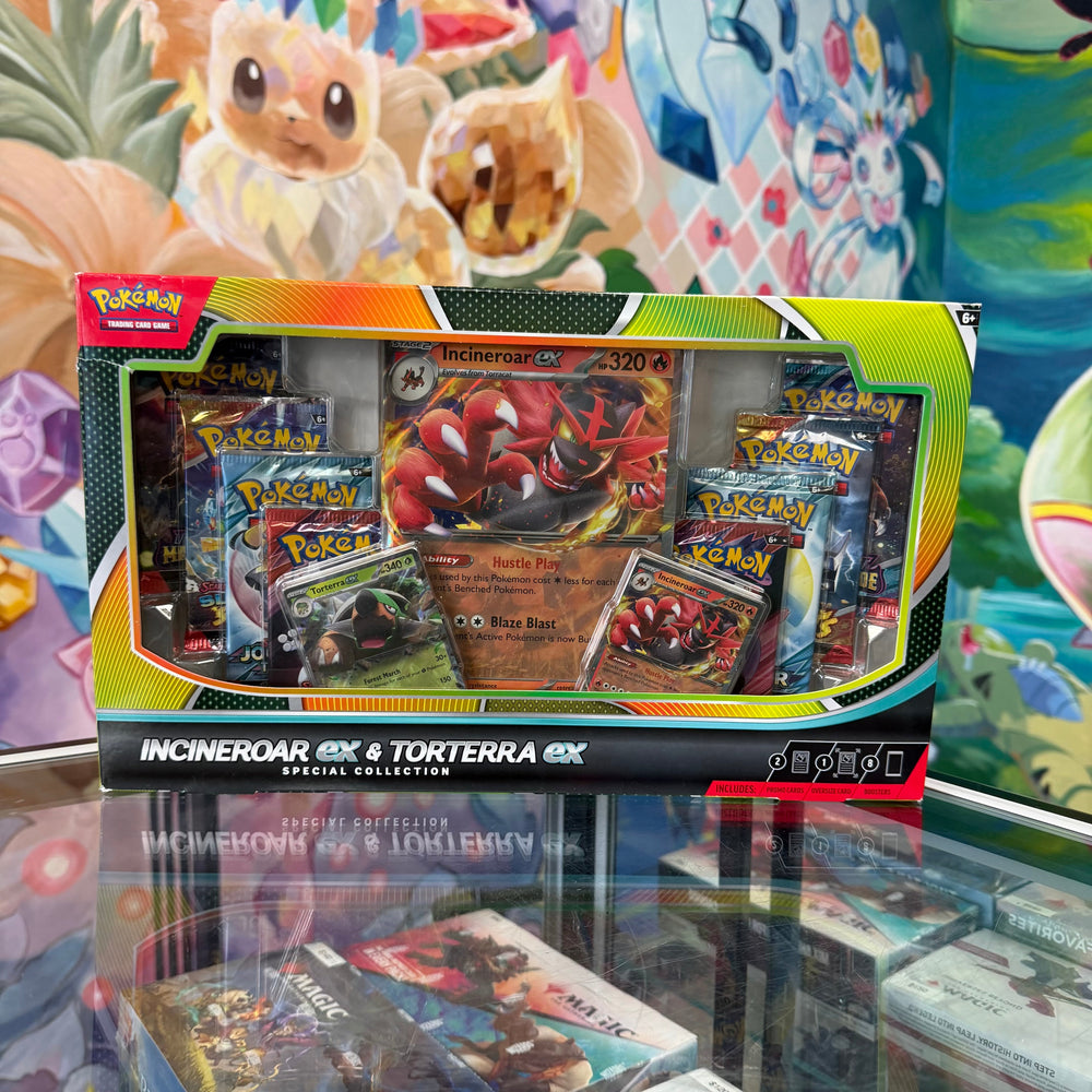 Pokemon Incineroar & Torterea EX Special Collection