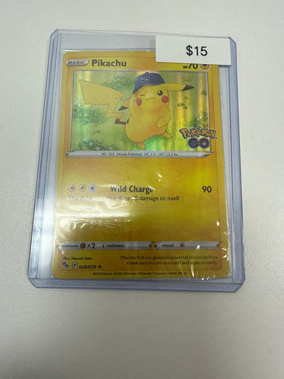 Pokemon Pikachu Pokemon Go Promo #027/078