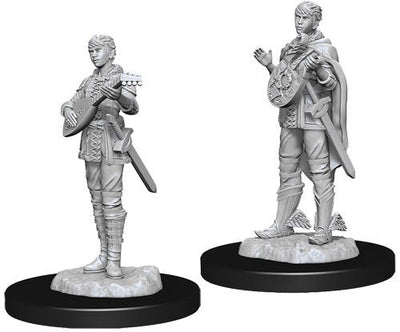 Dungeons & Dragons: Nolzur's Marvelous Unpainted Miniatures - W07 Female Half-Elf Bard