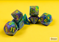 Chessex: Festive Rio/Yellow 7 Die Set