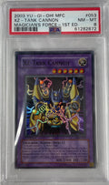 2003 YU-GI-OH MFC XZ-TANK CANNON #053 PSA 8