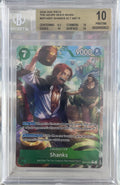 2026 ONE PIECE THE AZURE SEA'S SEVEN SHANKS ALT ART #OP14027 BGS 10