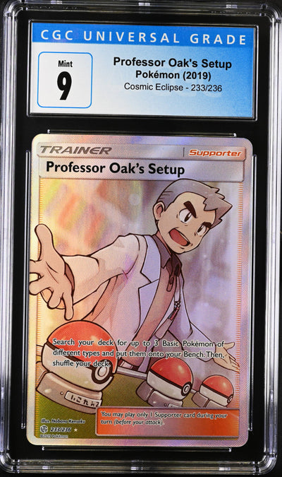 2019 Pokemon Professor Oak's Setup #233/236 CGC 9