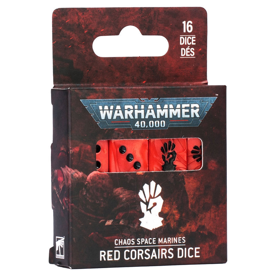 Warhammer 40K: Chaos Space Marines - Red Corsairs Dice