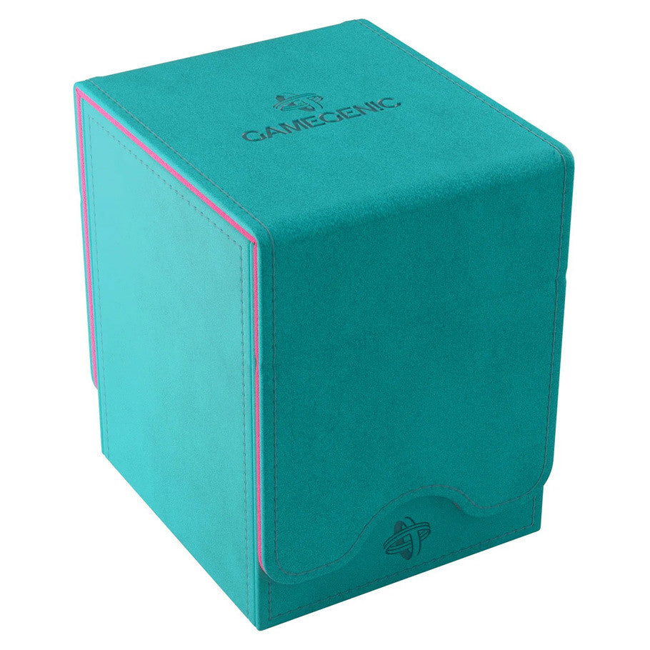 Gamegenic Squire 100+ XL Convertible Deck Box - Teal/Pink