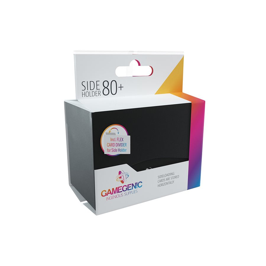 Gamegenic Side Holder 80+ Deck Box - Black